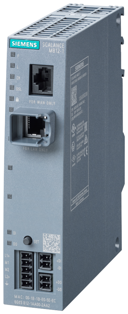 SCALANCE M8121 ADSL router EthernetltgtADSL ADSL2A VPN firewa
