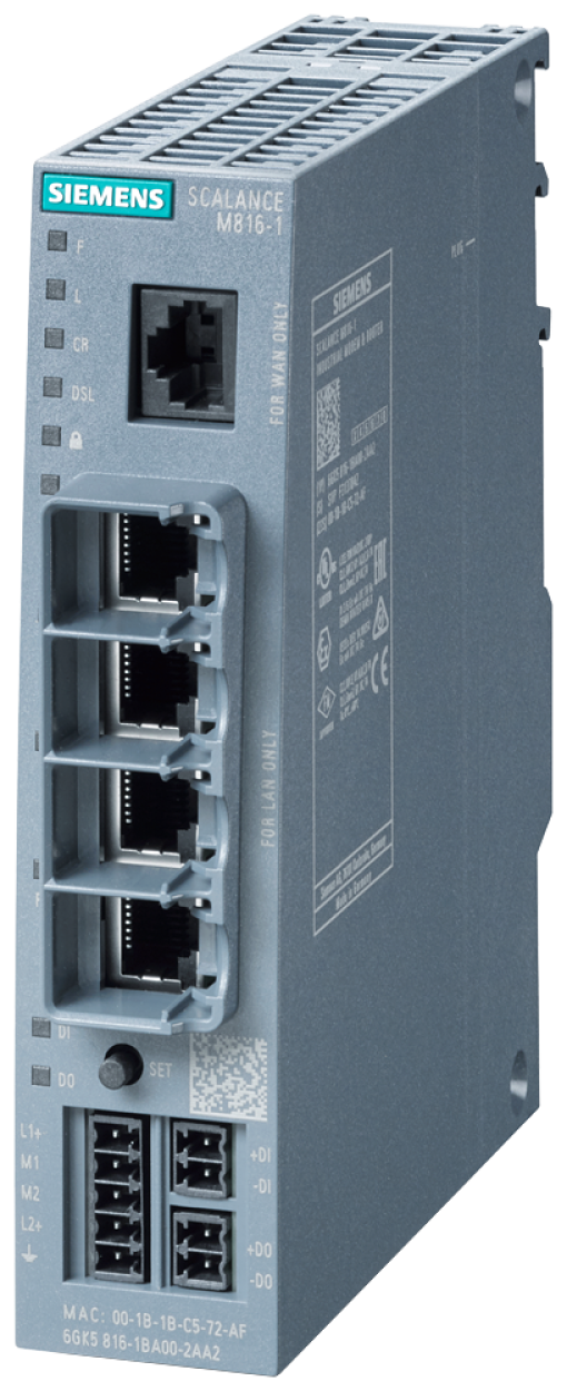 SCALANCE M8161 ADSL router EthernetltgtADSL ADSL2A VPN firewa