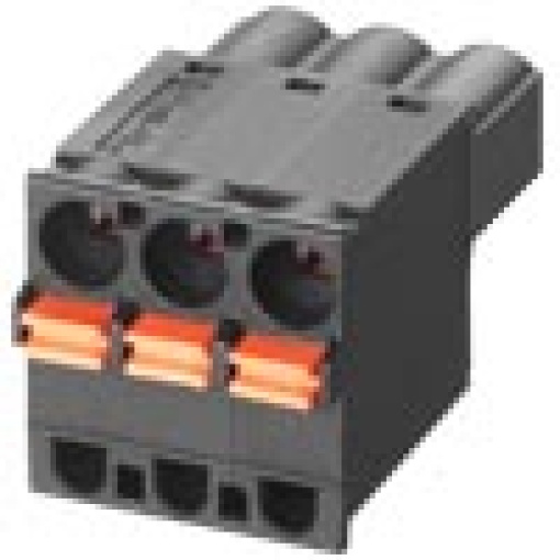 Pushin terminal block for SCALANCE XB000 3pin for power supply 24VACDC