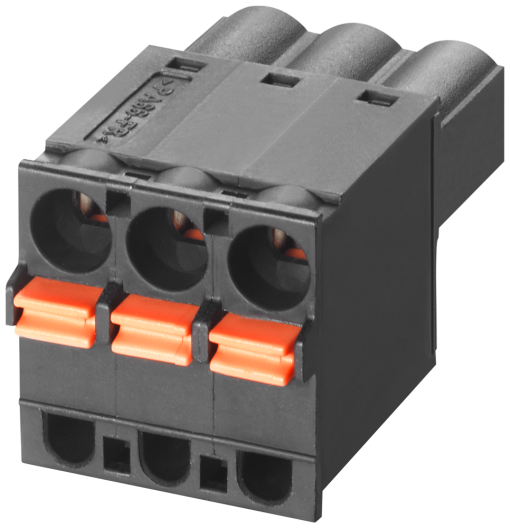 Pushin terminal block for SCALANCE XB000 3pin for power supply 24VACDC