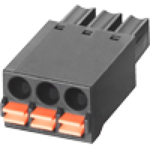 Pushin terminals 3pole for power supply 24 V DC for XB200 5 units