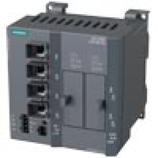 SCALANCE X3082M PoE managed Layer 2 switch 4xRJ45 PoE 2x for media modules