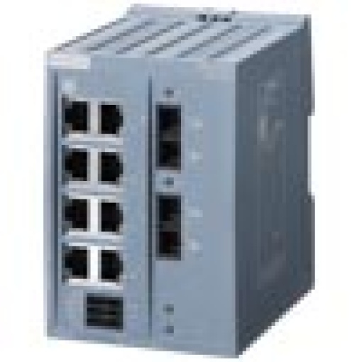 SCALANCE XB1082 unmanaged switch 8x 10100 Mbits ports 2x 100 Mbits MM SC