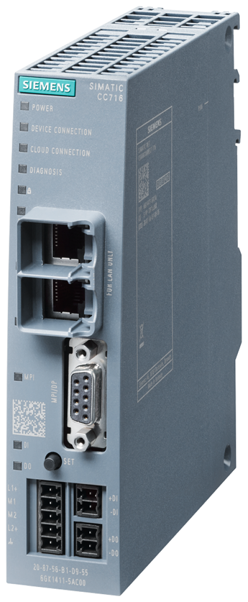 Cloud Connect 7 CC716 IoT Gateway connect S7Modbus devices to Cloud Services