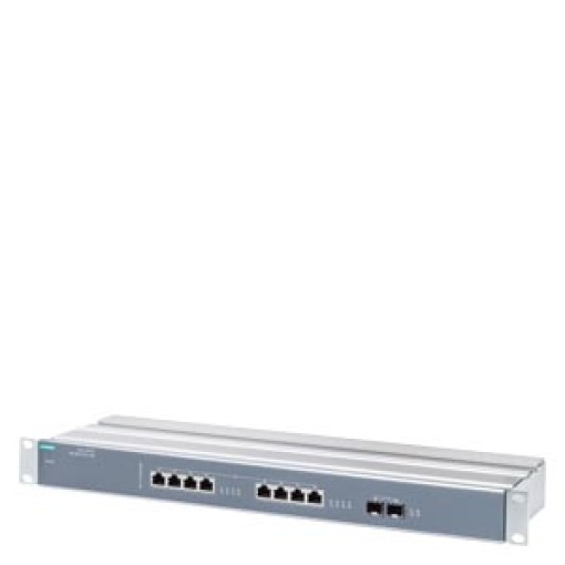 SCALANCE XR1082PoE WG unmanaged switch 19 rack 8 x 1GE PoE 2 x SFP 10GE