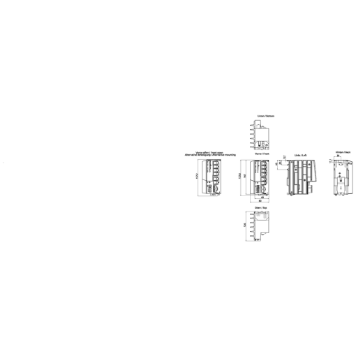 SCALANCE XCM108PoE 6 x Gbit PoE 2xSFP unmanaged IE Switch