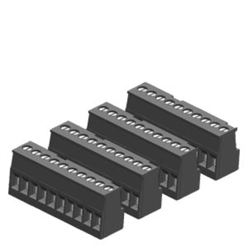 SIMATIC S71200 Tinplated joint block 10 pins screw PU 4