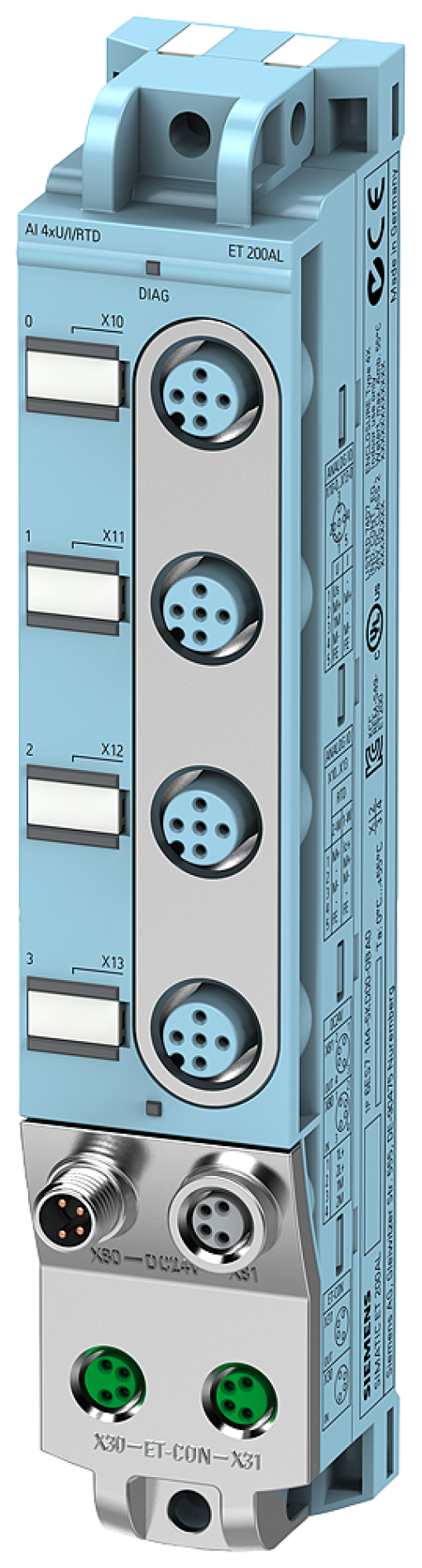 SIMATIC ET 200AL AI 4xUIRTD 4x M12