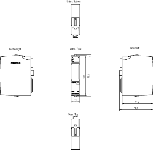 SIMATIC ET 200SP AQ 2xU ST