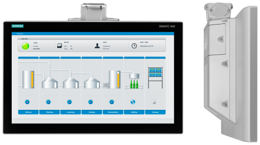 SIMATIC HMI TP1200 Comfort PRO Suitable for support arm without extension com