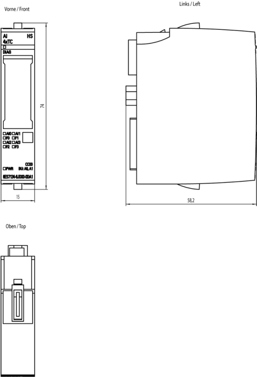 SIMATIC ET 200SP AI 4xTC HS