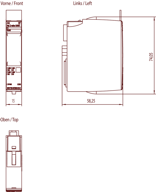 SIMATIC ET 200SP AQ 4xI HART HF