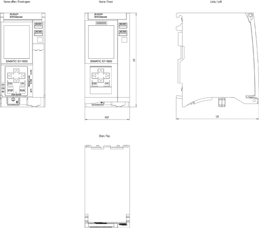 SIMATIC S71500 CPU 15152 PN