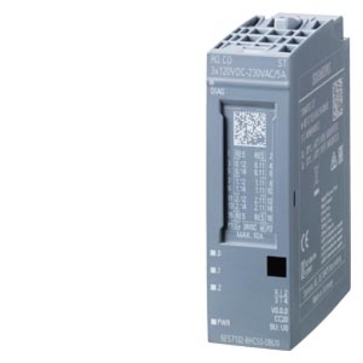 SIMATIC ET 200SP RQ 3x120VDC230VAC5A CO ST changeover contact isolated