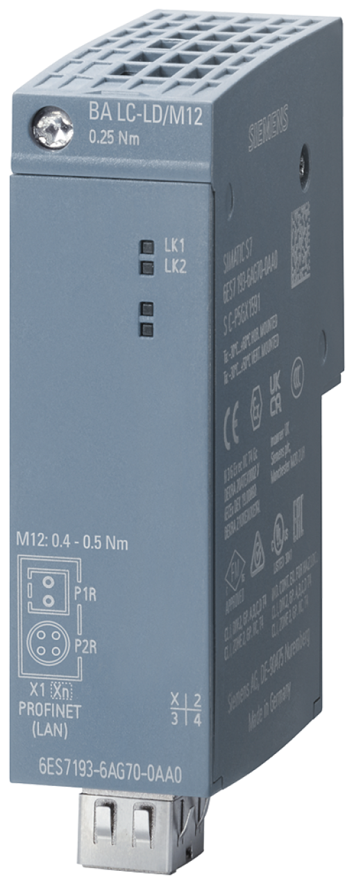 SIMATIC BusAdapter BA LCLDM12 1x LCLD port for singlemode fiberoptic ca