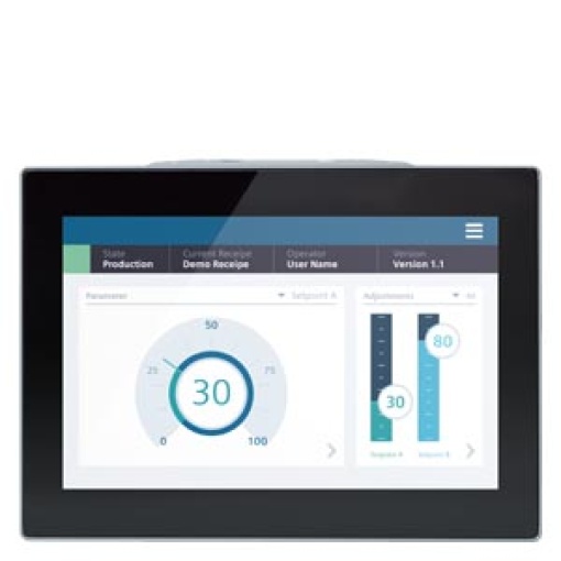 SIMATIC HMI MTP1200 Unified Comfort PRO Neutral Front Prepared for support ar