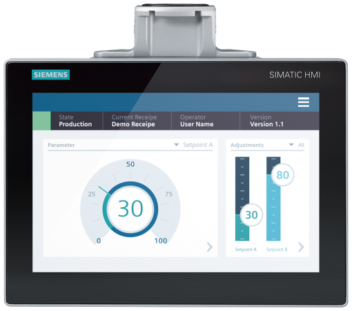SIMATIC HMI MTP1200 Unified Comfort PRO Suitable for support arm without exte
