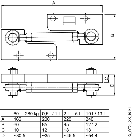 GUIDE ELEMENT FOR COMPACT MOUNTING UNIT SIWAREX WL280 RNS SA 10 T  13 T M