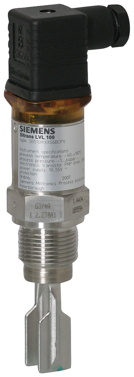 SITRANS LVL100 Vibrating point level switch Detects level and material in li