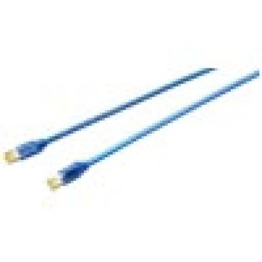 IE TP Cord RJ45RJ45 4x2 2xRJ45 plugs 4x2 CAT6A 05 m