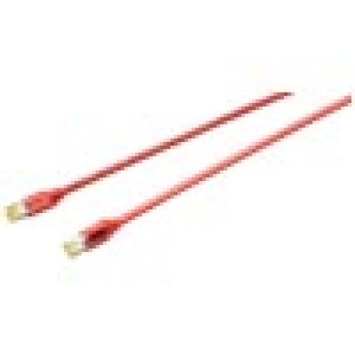 IE TP Cord RJ45RJ45 4x2 2xRJ45 plugs 4x2 CAT6A 1 m
