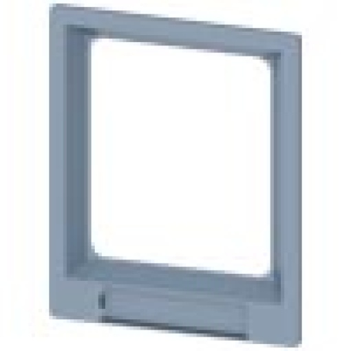 cover frame for door cutout for door cutout handle of circuit breaker withou