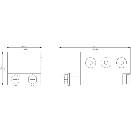 circular conduc terminal TC73 5 x 300600 kcmil Cu for 5 cables 1 unit acc
