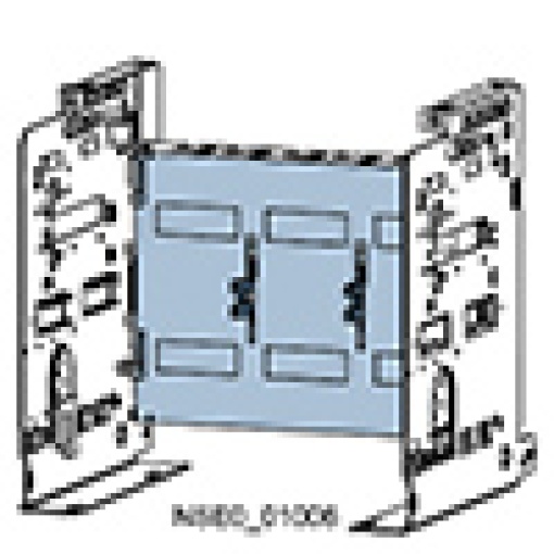 Shutter for guide frame 3P size 1 with locking provision