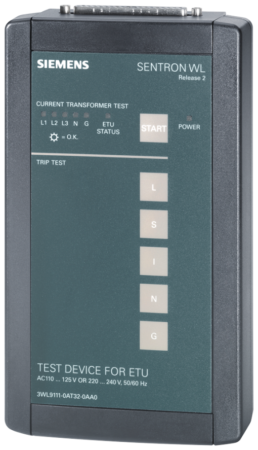 Test device for electronic trip unit for ETU release 2