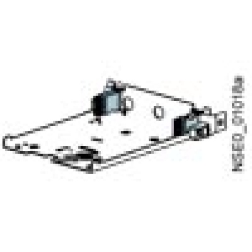 Grounding contact between circuit breaker and guide frame with 30 ICU switch