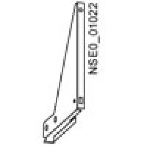 Support brackets for fixed mounting for securing on the control cabinet panel