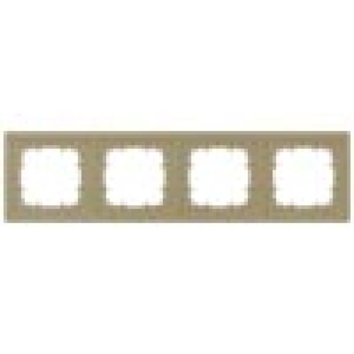 DELTA style gold frame quadruple