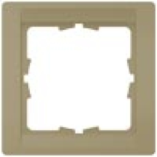 DELTA style gold intermediate frame for installation of 51x51mm devices