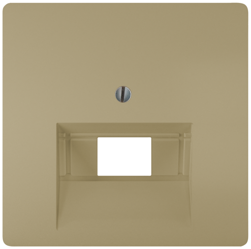 DELTA style cover plate for UAE connection socket for single and double gold