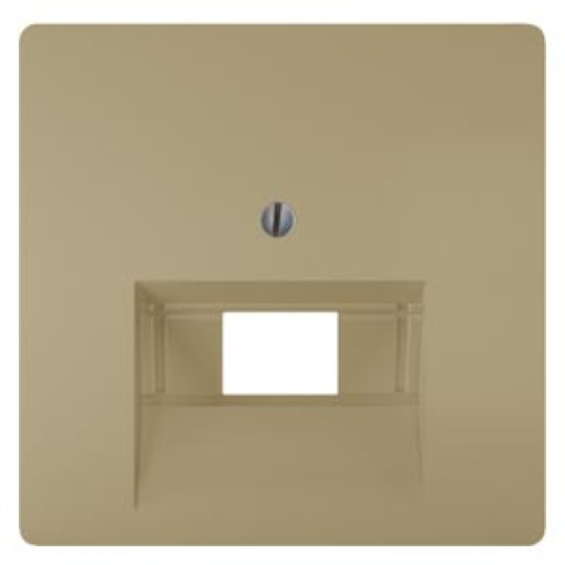 DELTA style cover plate for UAE connection socket for single and double gold