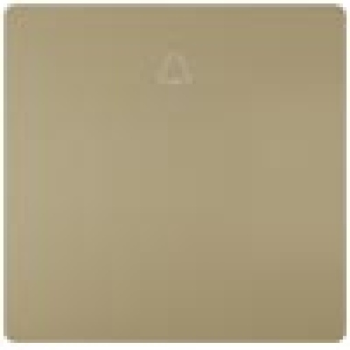 Style Rocker switch with symbol Light for pushbutton 68x 68 mm malt gold