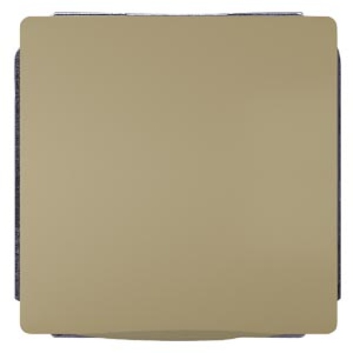 DELTA style SCHUKO socket outlet with hinged lid gold