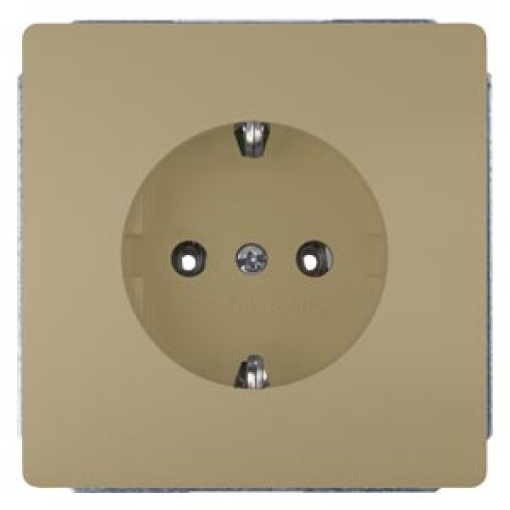 DELTA style SCHUKO socket outlet gold