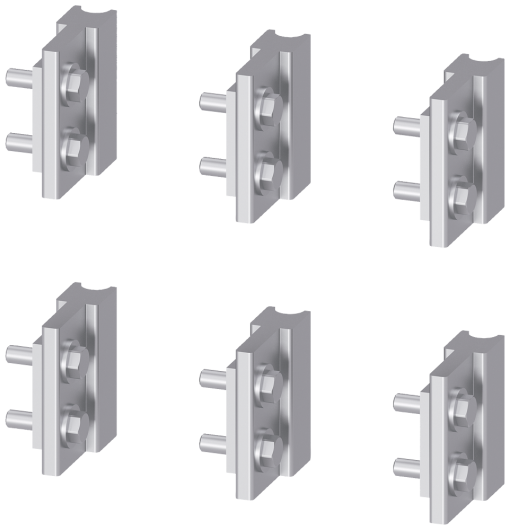Blades Spare part for cradle guide frame rear walls with with rear vertica