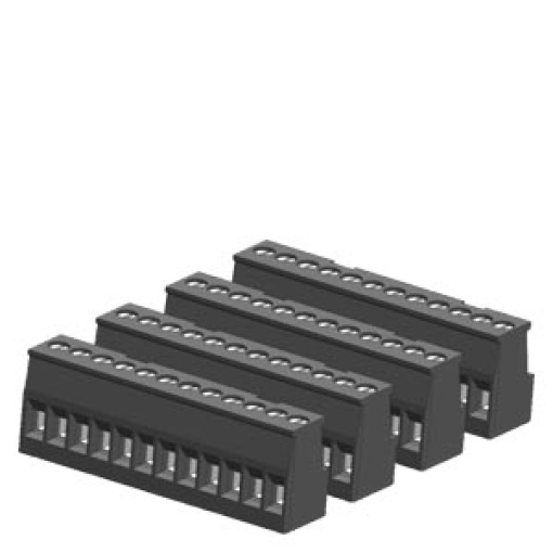SIMATIC S71200 Tinplated joint block 12 pins screw PU 4