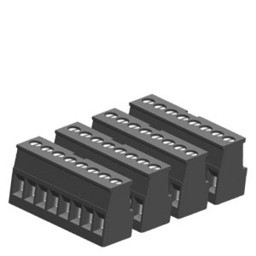 SIMATIC S71200 Tinplated joint block 8 pins screw PU 4