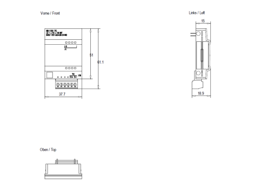 SIMATIC S71200 SB 1231 AI 1x16 bit TC