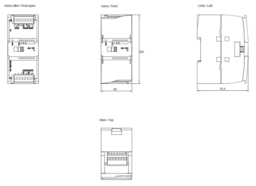 SIMATIC S71200 SM 1231 AI 4x13 bit