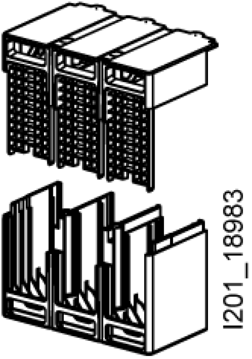 Accessory for VL150XUL - VL250UL terminal cover IP30 short