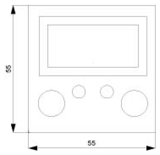 DELTA i-system shutterblind control complete unit, electric white