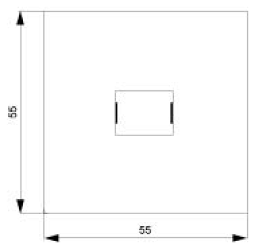DELTA i-system light signal with red window and glow lamp 250V, aluminum meta...