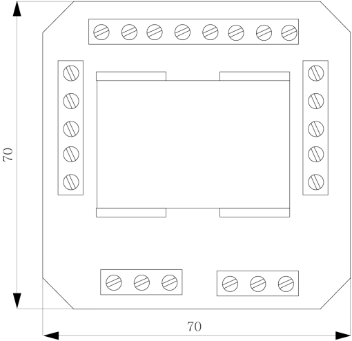 DELTA shutterblind control flush-m. isolating relay, double, with individual...