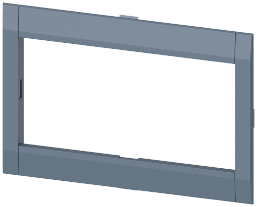 Cover frame 139.6x 70.7 mm WxH accessory for circuit breaker 4-pole