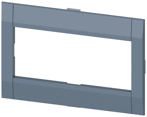 Cover frame 104.6x 45.65 mm WxH accessory for circuit breaker 3-pole