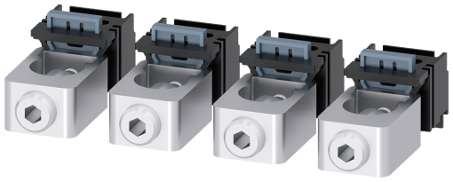 Circular conductor terminal, 4 units, accessory for 3VA1 100160